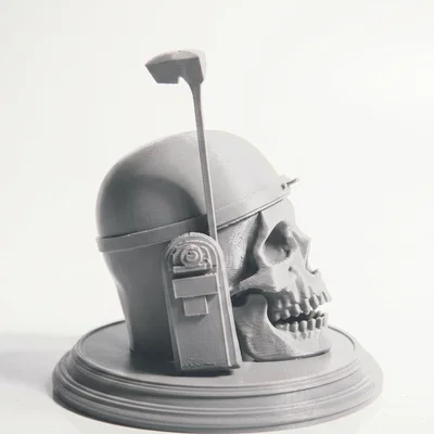 Mô hình 3D Đầu Lâu Boba Fett - Star Wars (STL File)