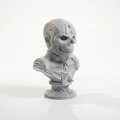 Mô hình in 3D tượng bán thân đầu lâu Captain America - Thumbnail 2