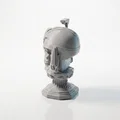 Tượng đầu lâu Boba Fett Star Wars - Mẫu in 3D nghệ thuật - Thumbnail 4