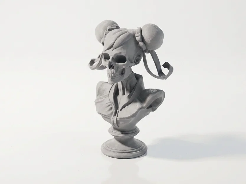 Tượng Đầu Lâu Cướp Biển (Skull Pirate Bust) - Mô hình in 3D nghệ thuật - Image 1