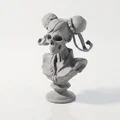 Tượng Đầu Lâu Cướp Biển (Skull Pirate Bust) - Mô hình in 3D nghệ thuật - Thumbnail 1