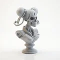 Tượng Đầu Lâu Cướp Biển (Skull Pirate Bust) - Mô hình in 3D nghệ thuật - Thumbnail 2
