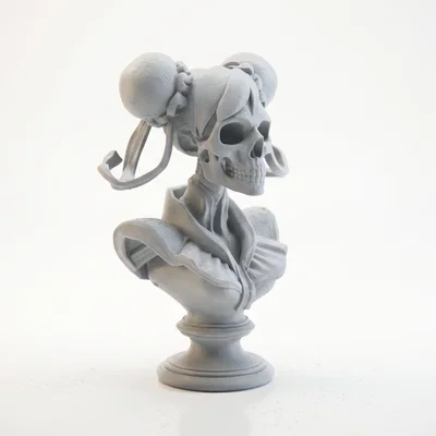 Tượng Đầu Lâu Cướp Biển (Skull Pirate Bust) - Mô hình in 3D nghệ thuật