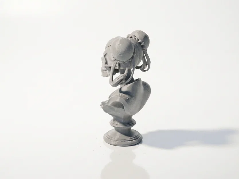 Tượng Đầu Lâu Cướp Biển (Skull Pirate Bust) - Mô hình in 3D nghệ thuật - Image 4