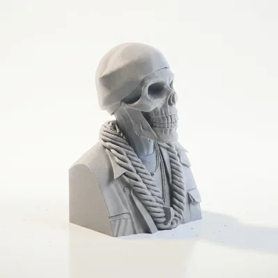 Tượng Bán Thân Bộ Xương Độc Đáo - Mẫu In 3D Nghệ Thuật
