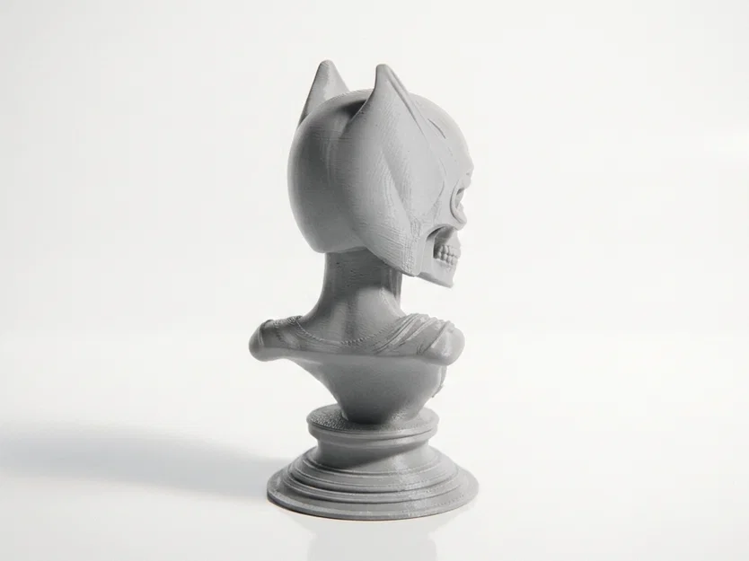 Tượng Đầu Lâu Catwoman Gothic - Mô hình 3D in ấn chi tiết - Image 3