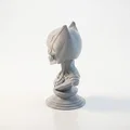 Tượng Đầu Lâu Catwoman Gothic - Mô hình 3D in ấn chi tiết - Thumbnail 4