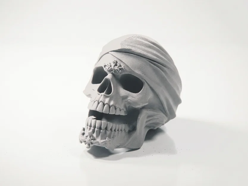 Tượng Đầu Lâu Gothic Độc Đáo - Mẫu In 3D Trang Trí Nhà Cửa - Image 1