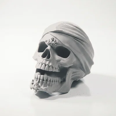 Tượng Đầu Lâu Gothic Độc Đáo - Mẫu In 3D Trang Trí Nhà Cửa