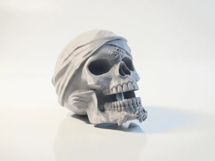 Tượng Đầu Lâu Gothic Độc Đáo - Mẫu In 3D Trang Trí Nhà Cửa - Image 2