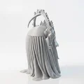 Tượng Đầu Lâu Đội Vương Miện Gothic - Mẫu In 3D Chi Tiết - Thumbnail 3