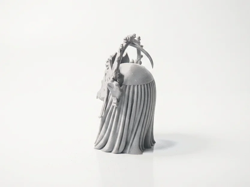 Tượng Đầu Lâu Đội Vương Miện Gothic - Mẫu In 3D Chi Tiết - Image 4