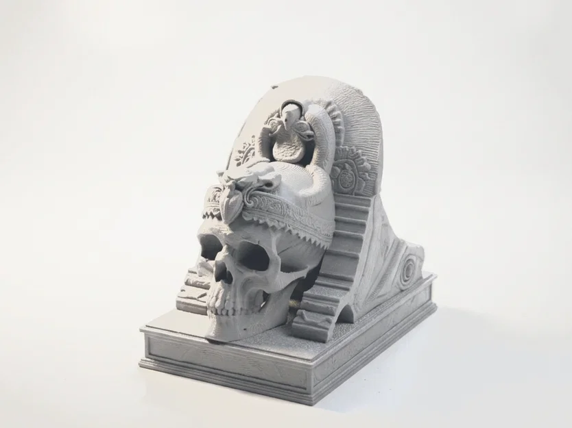 Mô hình 3D điêu khắc hộp sọ Cleopatra phong cách Ai Cập - Image 1