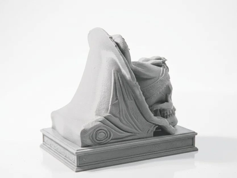 Mô hình 3D điêu khắc hộp sọ Cleopatra phong cách Ai Cập - Image 3