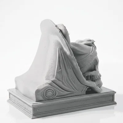 Mô hình 3D điêu khắc hộp sọ Cleopatra phong cách Ai Cập