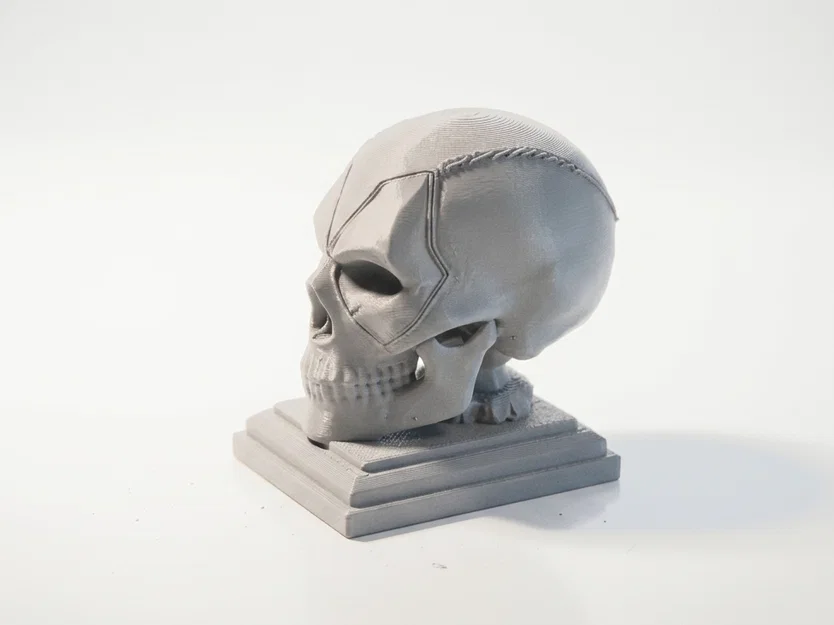 Mô hình đầu lâu Deadpool 3D Printable - Image 1