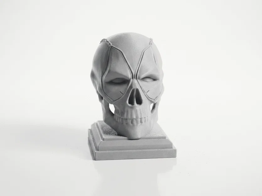 Mô hình đầu lâu Deadpool 3D Printable - Image 2