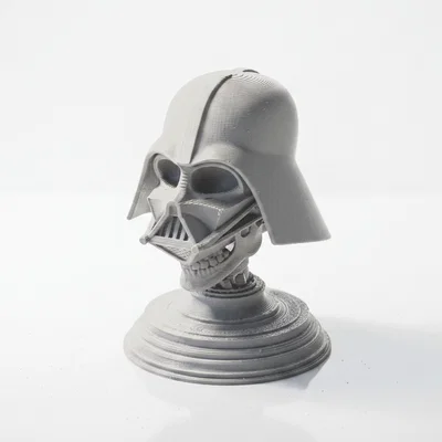 Mô hình điêu khắc đầu lâu Darth Vader phong cách Star Wars (In 3D)