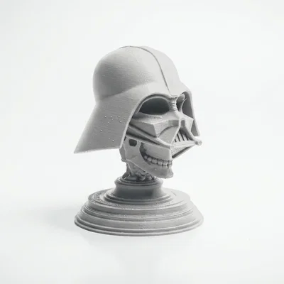 Mô hình điêu khắc đầu lâu Darth Vader phong cách Star Wars (In 3D)