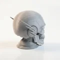Flash Skull Sculpture - Mẫu Đầu Lâu Gothic Độc Đáo Để In 3D - Thumbnail 3