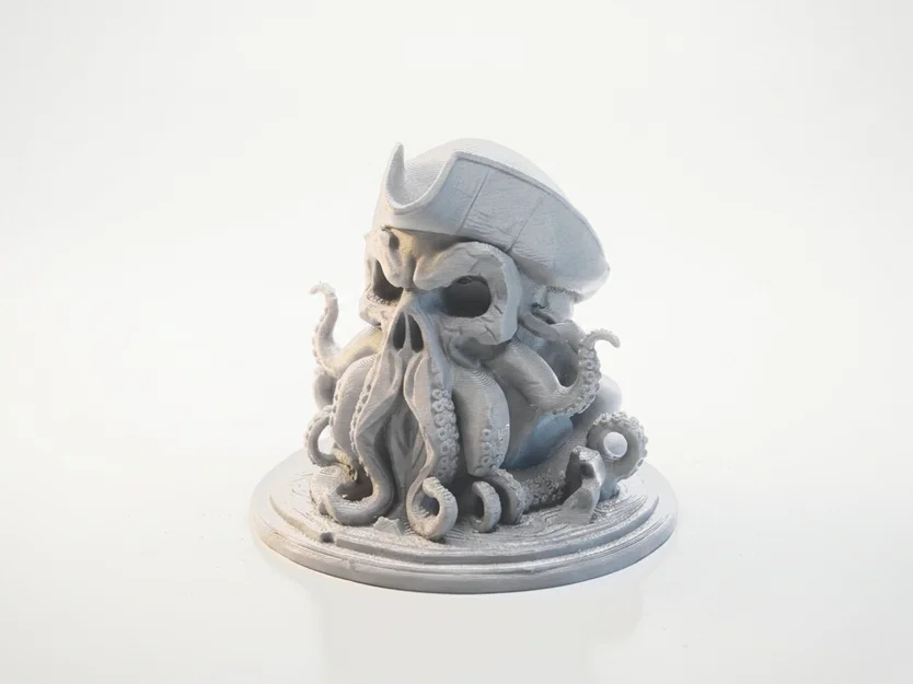 Mô hình in 3D đầu lâu cướp biển Davy Jones - Image 1