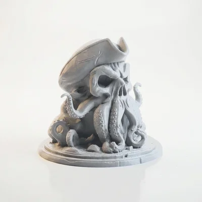 Mô hình in 3D đầu lâu cướp biển Davy Jones