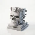 Mô hình đầu lâu quái vật Frankenstein phong cách Gothic (File in 3D) - Thumbnail 1
