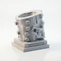 Mô hình đầu lâu quái vật Frankenstein phong cách Gothic (File in 3D) - Thumbnail 3