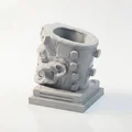 Mô hình đầu lâu quái vật Frankenstein phong cách Gothic (File in 3D) - Thumbnail 4