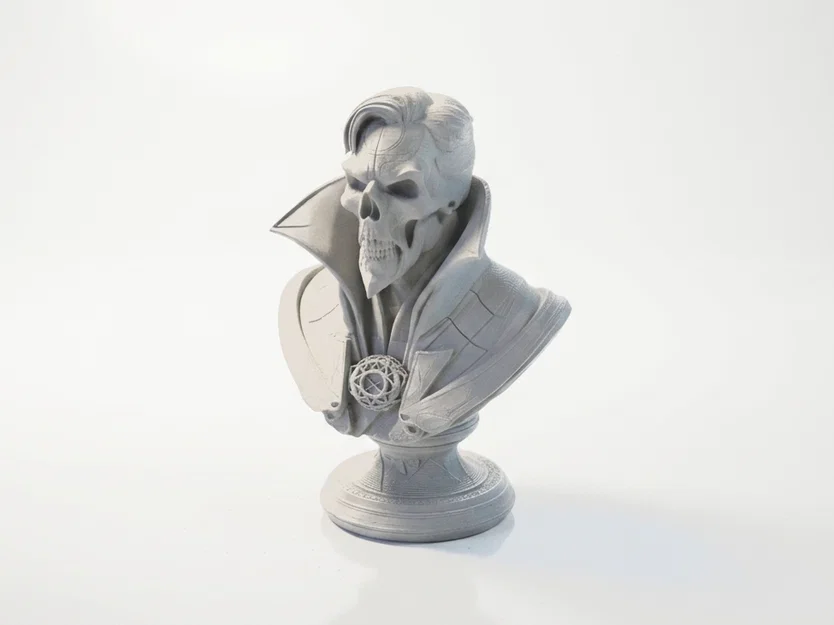 Mô hình Dr Strange Skull Bust - Tượng bán thân Marvel in 3D sưu tầm - Image 1
