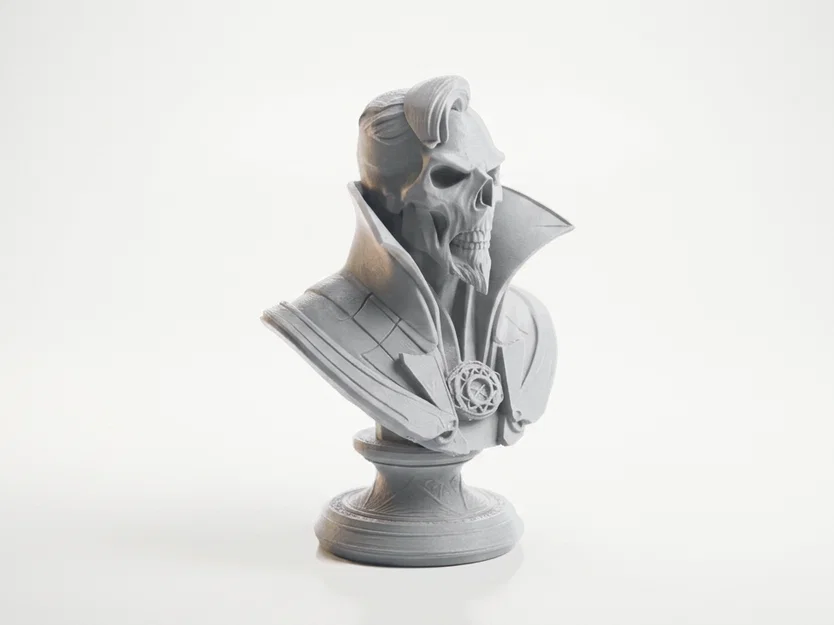 Mô hình Dr Strange Skull Bust - Tượng bán thân Marvel in 3D sưu tầm - Image 2