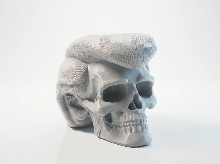Mô hình 3D đầu lâu Donald Trump - Tác phẩm điêu khắc nghệ thuật chính trị - Image 3