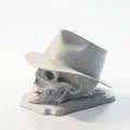 Mô hình đầu lâu Freddie Krueger kinh dị - File in 3D - Thumbnail 1