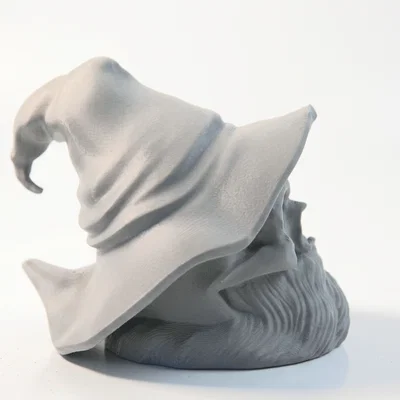 Tượng Đầu Lâu Phù Thủy Độc Đáo - Mô Hình 3D Fantasy Sưu Tầm