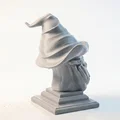 Tượng Đầu Lâu Phù Thủy - Mô hình 3D in để bàn phong cách Fantasy - Thumbnail 3