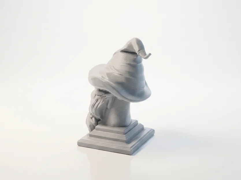 Tượng Đầu Lâu Phù Thủy - Mô hình 3D in để bàn phong cách Fantasy - Image 4