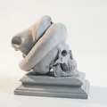 Mô hình điêu khắc đầu lâu Thành Cát Tư Hãn - File in 3D lịch sử - Thumbnail 3