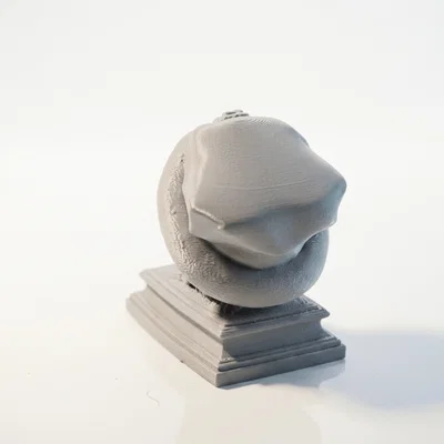 Mô hình điêu khắc đầu lâu Thành Cát Tư Hãn - File in 3D lịch sử