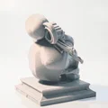 Tượng Đầu Lâu Geisha Phong Cách Nghệ Thuật Nhật Bản (Mô hình in 3D) - Thumbnail 3