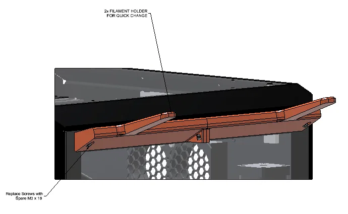 Bộ giá đỡ dụng cụ và cuộn dây in cho Core One - Image 7