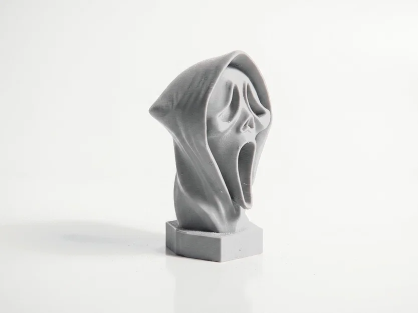 Tượng Đầu Lâu Ghostface Kinh Dị - Mẫu In 3D Độc Đáo - Image 2