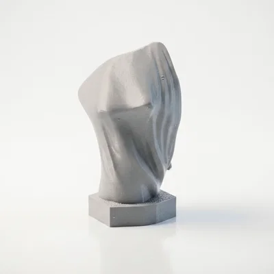 Tượng Đầu Lâu Ghostface Kinh Dị - Mẫu In 3D Độc Đáo