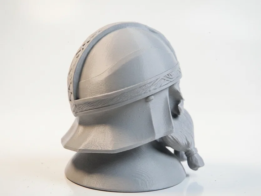 Mô hình 3D điêu khắc đầu lâu người lùn Gimli phong cách Fantasy - Image 3