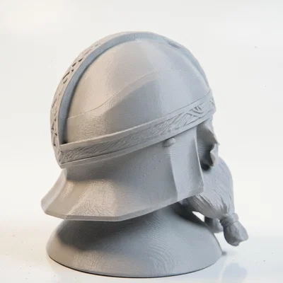 Mô hình 3D điêu khắc đầu lâu người lùn Gimli phong cách Fantasy