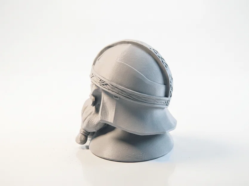 Mô hình 3D điêu khắc đầu lâu người lùn Gimli phong cách Fantasy - Image 4