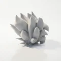 Tượng Đầu Lâu Hoa Sen Phong Cách Gothic - Mô Hình In 3D Độc Đáo - Thumbnail 3