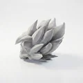 Tượng Đầu Lâu Hoa Sen Phong Cách Gothic - Mô Hình In 3D Độc Đáo - Thumbnail 4