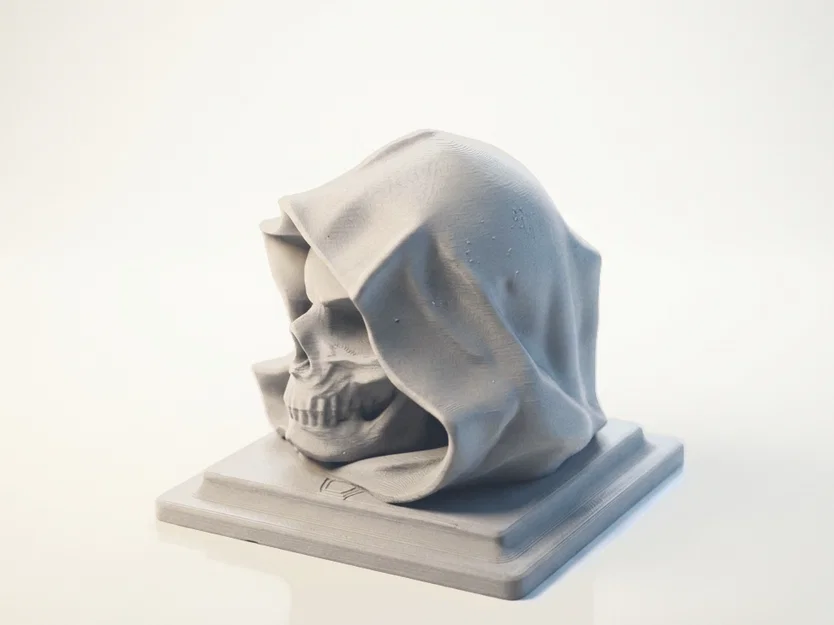 Tượng Đầu Lâu Grim Reaper Phong Cách Gothic Dành Cho In 3D - Image 1