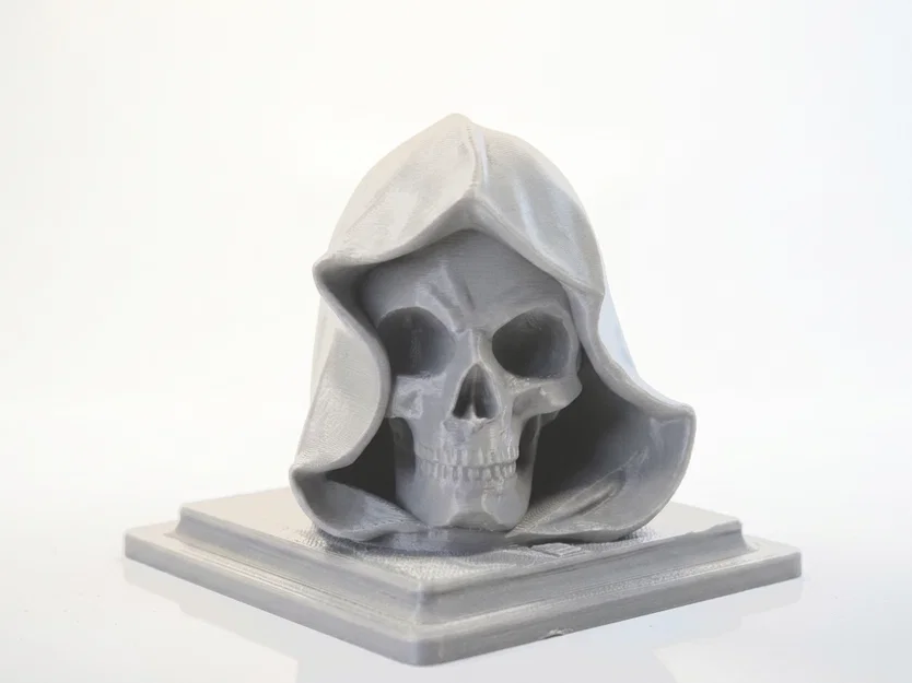 Tượng Đầu Lâu Grim Reaper Phong Cách Gothic Dành Cho In 3D - Image 2