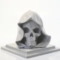 Tượng Đầu Lâu Grim Reaper Phong Cách Gothic Dành Cho In 3D - Thumbnail 2